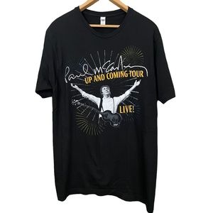 Y2K 2010 Paul McCartney Up And Coming Tour Tee The Beatles Size Large Tultex